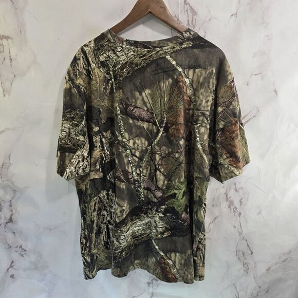 Game Winner T Shirt Mens XL Camo Break Up Country Woodland Short Sleeve Cotton - Picture 5 of 10